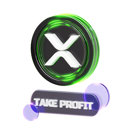CRYPTO-TAKE PROFIT  3D Icon