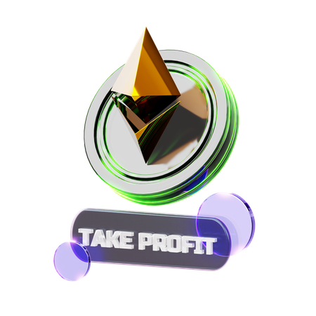 Crypto Take Profit  3D Icon