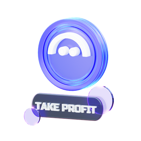 Crypto Take Profit  3D Icon