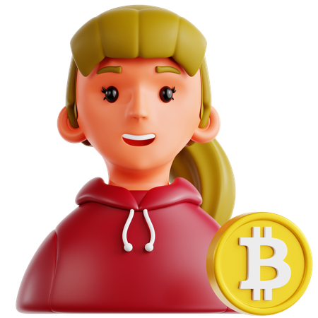 Crypto Trader  3D Icon