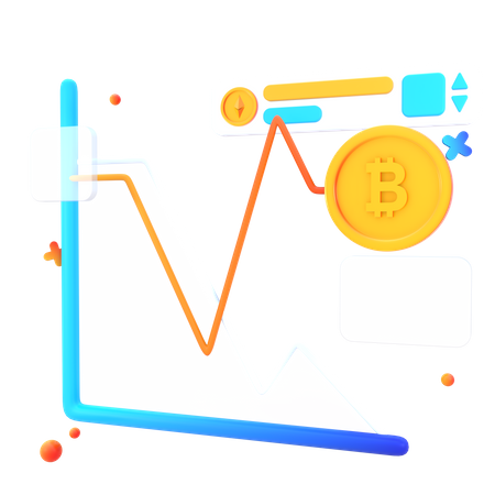 Crypto Trading  3D Icon