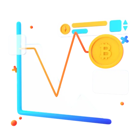 Crypto Trading  3D Icon