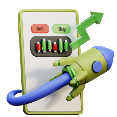 Crypto Trading Platform  3D Icon