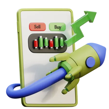 Crypto Trading Platform  3D Icon