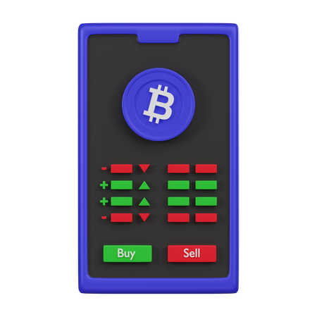 Crypto Trading Platform  3D Icon