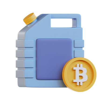 Crypto Transfer Gas Fee  3D Icon