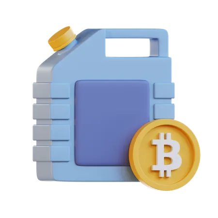Crypto Transfer Gas Fee  3D Icon