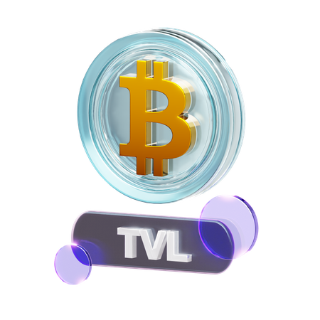 Crypto-tvl  3D Icon