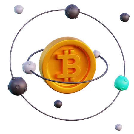 Univers crypto  3D Icon