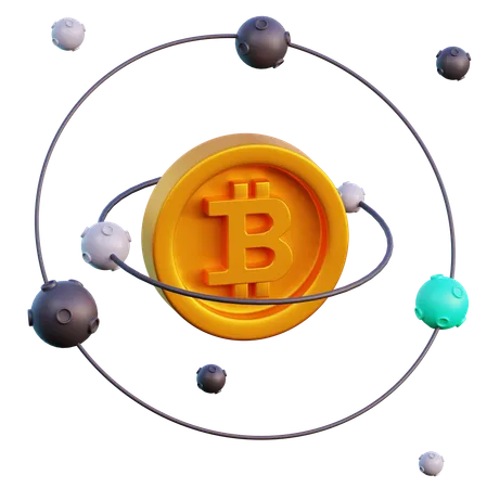 Crypto universe  3D Icon