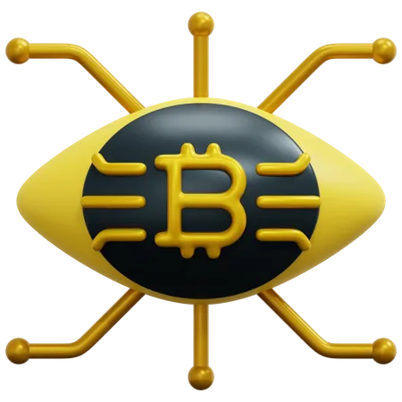 Crypto Vison  3D Icon