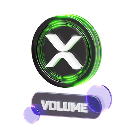 Crypto-volume  3D Icon