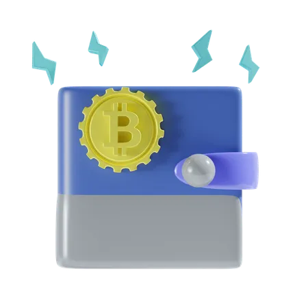 Crypto Wallet 3 D Icon 3D Icon