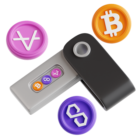 Crypto wallet  3D Icon