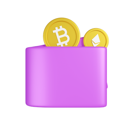 Crypto Wallet  3D Icon