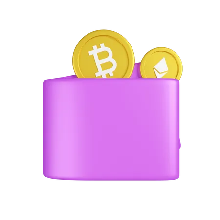 Crypto Wallet  3D Icon