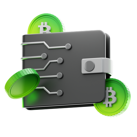 Crypto Wallet  3D Icon