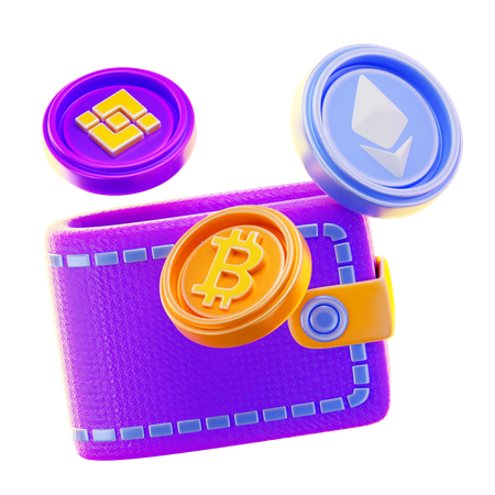 Crypto Wallet  3D Icon