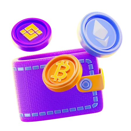 Crypto Wallet  3D Icon