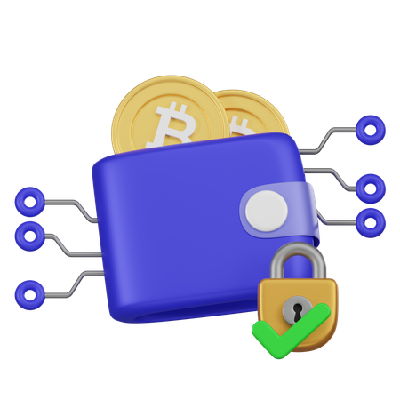 Crypto Wallet  3D Icon