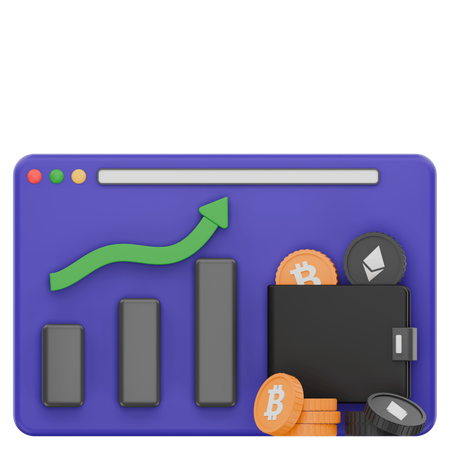Crypto Wallet  3D Icon