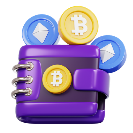 Crypto Wallet  3D Icon