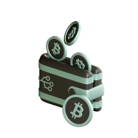 Crypto Wallet  3D Illustration