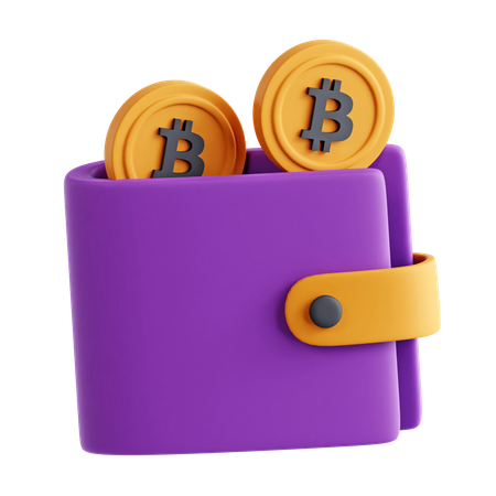 Crypto Wallet 3D Icon