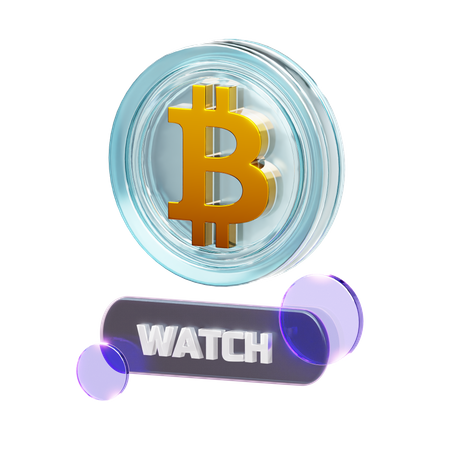 Crypto-watch  3D Icon
