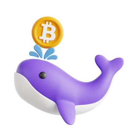 Crypto Whale  3D Icon