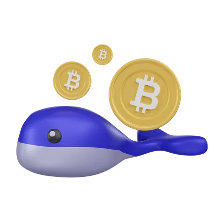 Crypto Whale  3D Icon