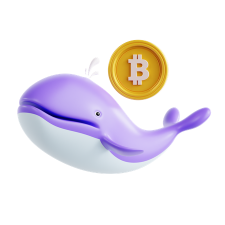 Crypto Whale  3D Icon