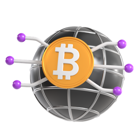 Crypto World  3D Icon