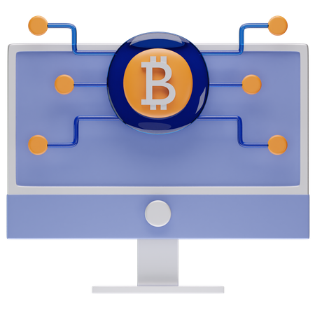 Cryptocurrency  3D Icon