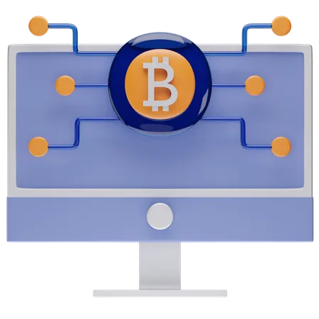 Cryptocurrency  3D Icon