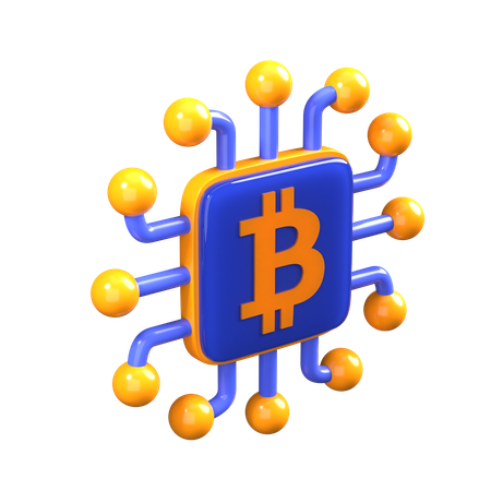 Cryptocurrency  3D Icon