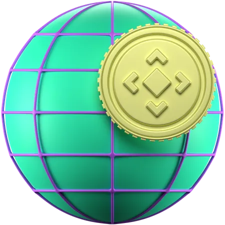 Cryptocurrency  3D Icon