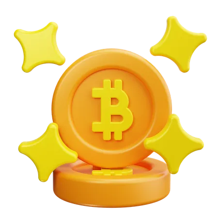 Cryptocurrency Coin  3D Icon