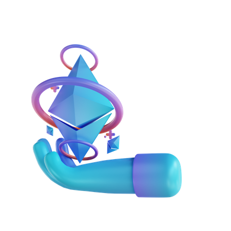 Cryptocurrency Coins  3D Icon