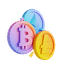 crypto 3d logo