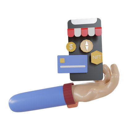 Cryptocurrency Exchange  3D Icon