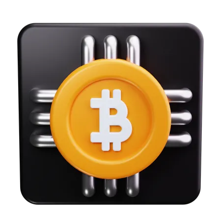 Cryptocurrency network  3D Icon