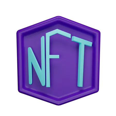 Cryptocurrency Nft  3D Illustration