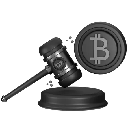 Cryptocurrency Regulations  3D Icon