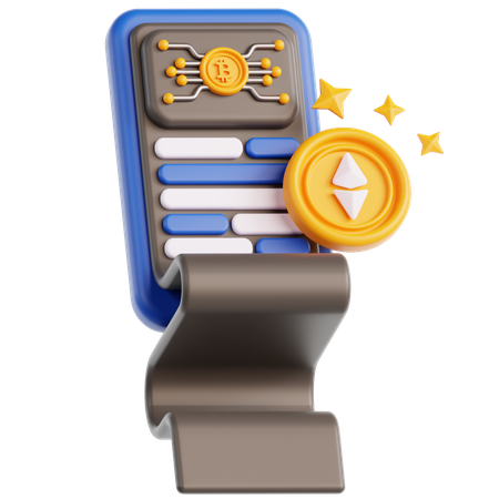 Cryptocurrency Report  3D Icon