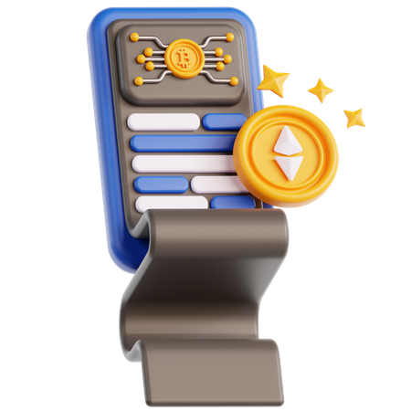 Cryptocurrency Report  3D Icon