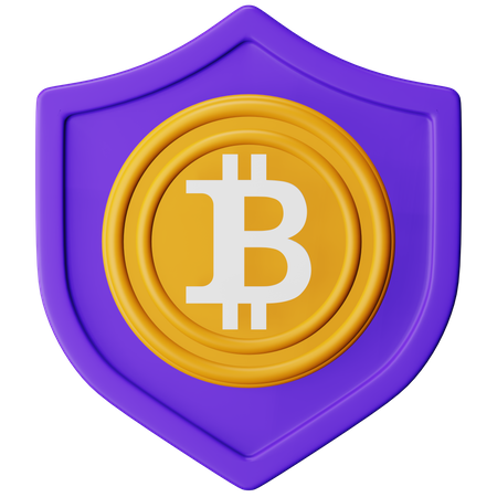 Cryptocurrency Secure  3D Icon