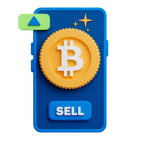 Cryptocurrency Trading Application  3D Icon