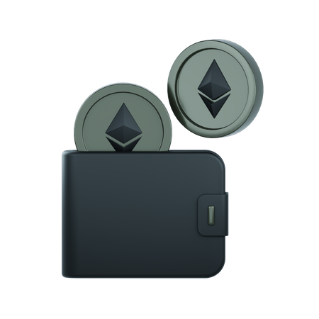 Cryptocurrency Wallet  3D Icon
