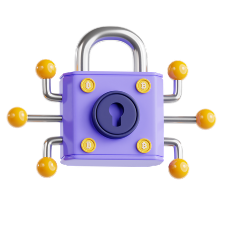 Cryptographie  3D Icon